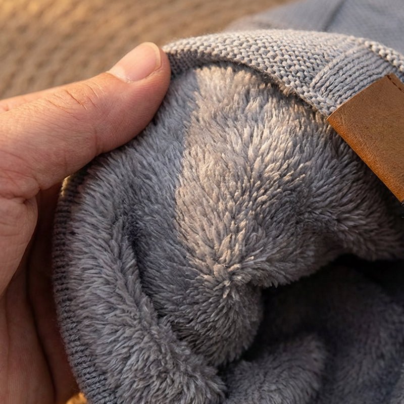 Bonnet d’hiver chaud avec cache - visage - Le Privier