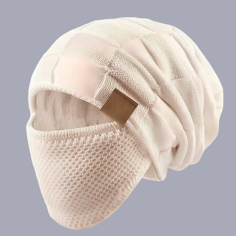 Bonnet d’hiver chaud avec cache - visage - Le Privier
