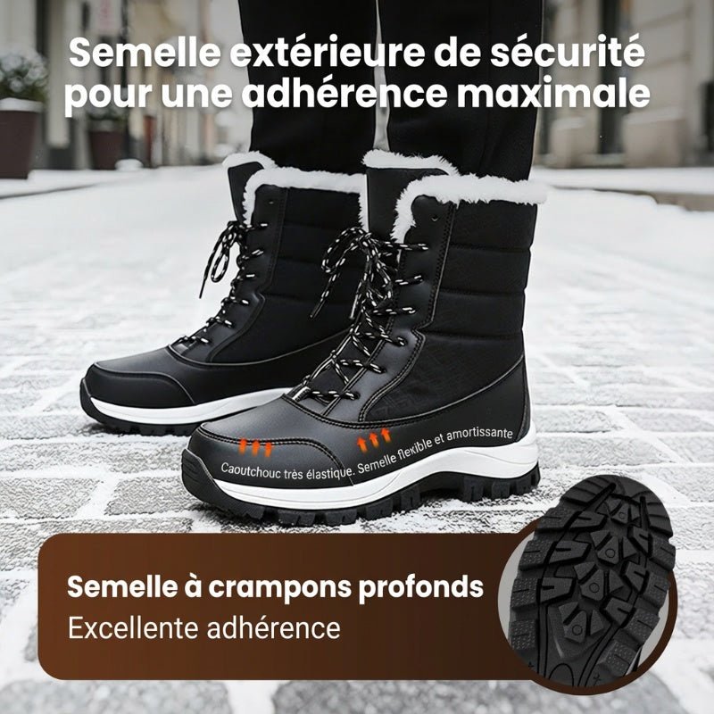 Bottes d’hiver imperméables antidérapantes pour femmes - Le Privier