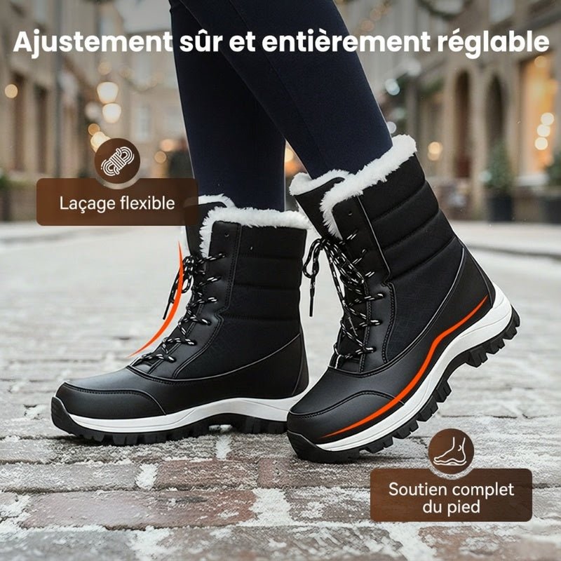 Bottes d’hiver imperméables antidérapantes pour femmes - Le Privier