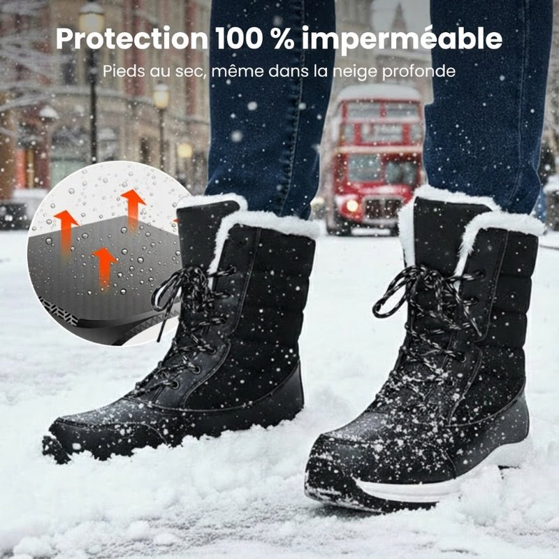 Bottes d’hiver imperméables antidérapantes pour femmes - Le Privier