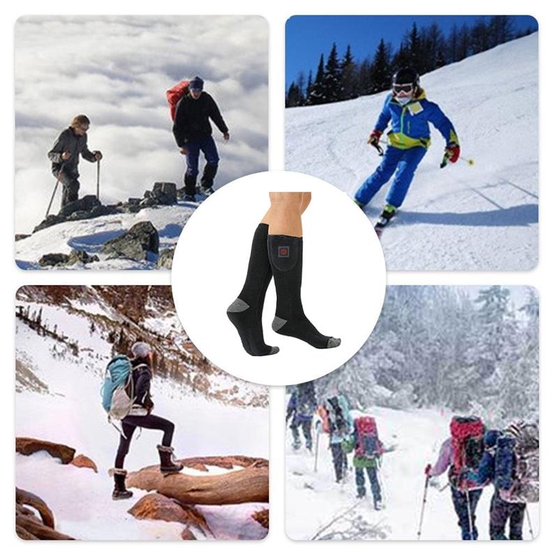 Chaussettes chauffantes électriques à température réglable - Le Privier